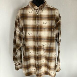 FINAL PRICE! Mens Cabelas Button Down Long Sleeve Shirt